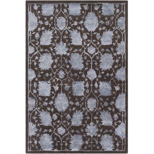 Arida Hand-Tufted Brown Area Rug