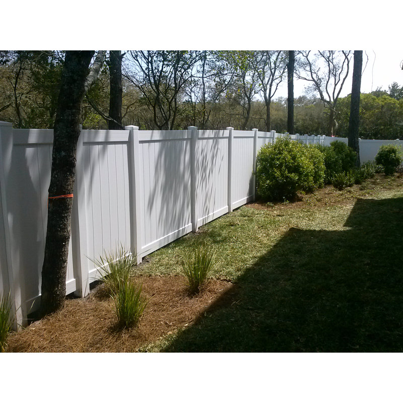 Wayside City Line Of Pvc Fence 6 Ft H X 8 Ft W Hamden Vinyl Fence Panel Wayfair