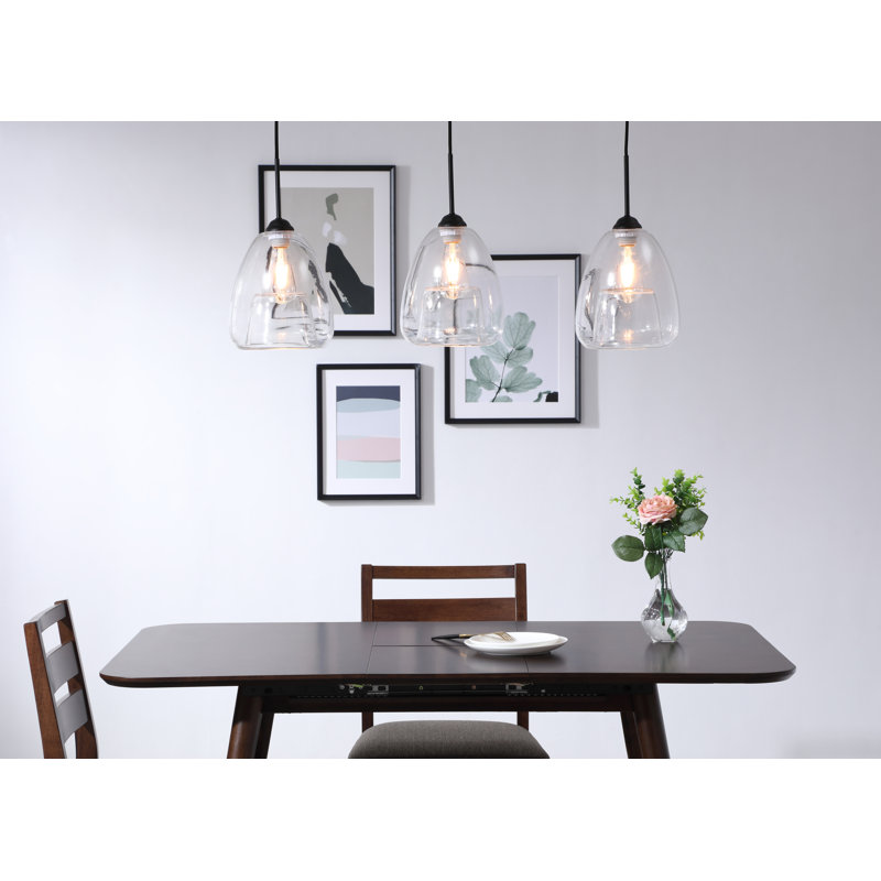 Williston Forge Chico 3 Light Kitchen Island Linear Pendant