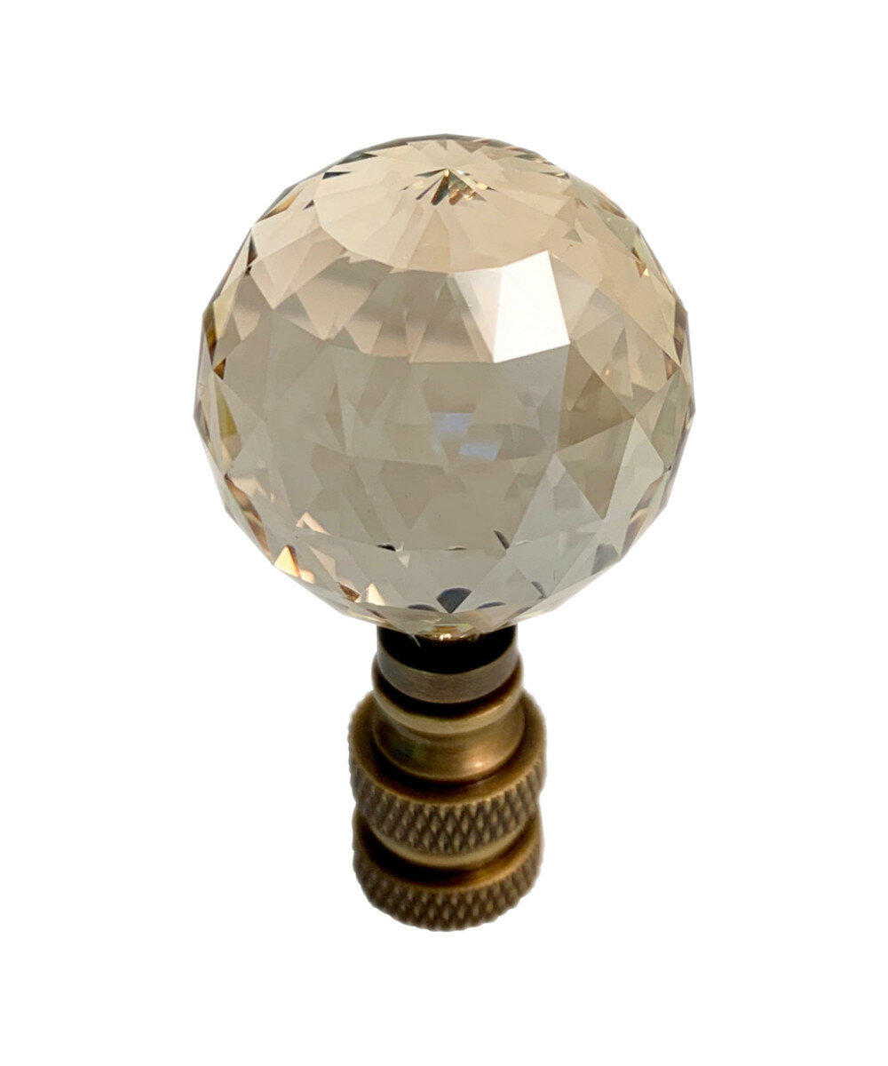 crystal ball lamp finial