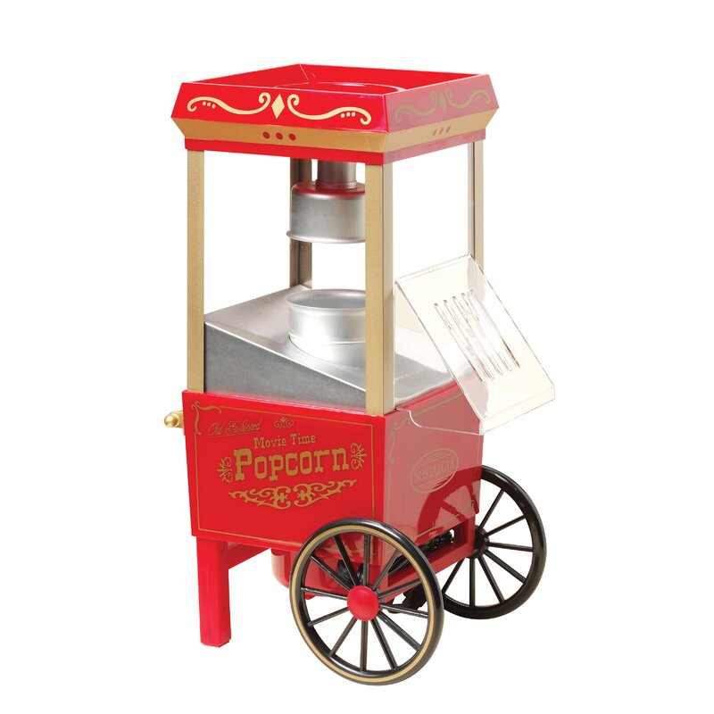 old fashioned popcorn cart