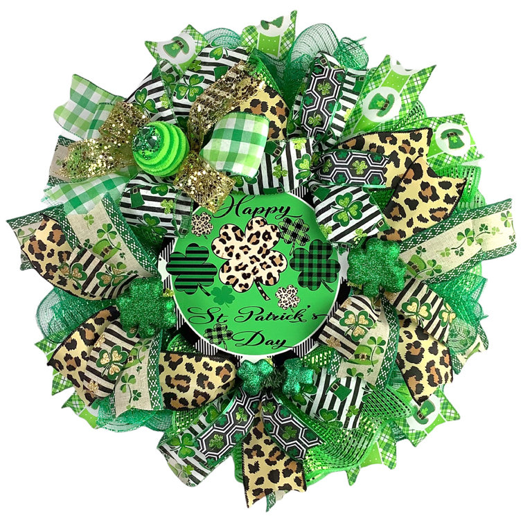 The Holiday Aisle® 18" Deco Mesh Wreath Wayfair