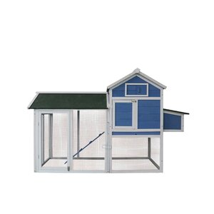 Hen House Pet Cage Chicken Coop with Roosting Bar