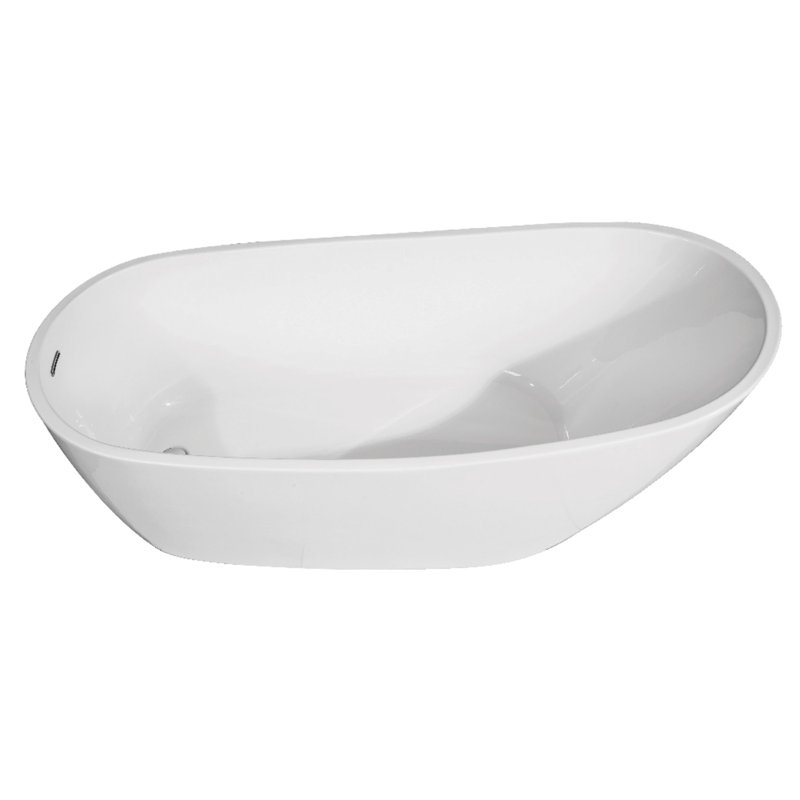 Kingston Brass Eden Single 54" x 27" Freestanding Soaking ...