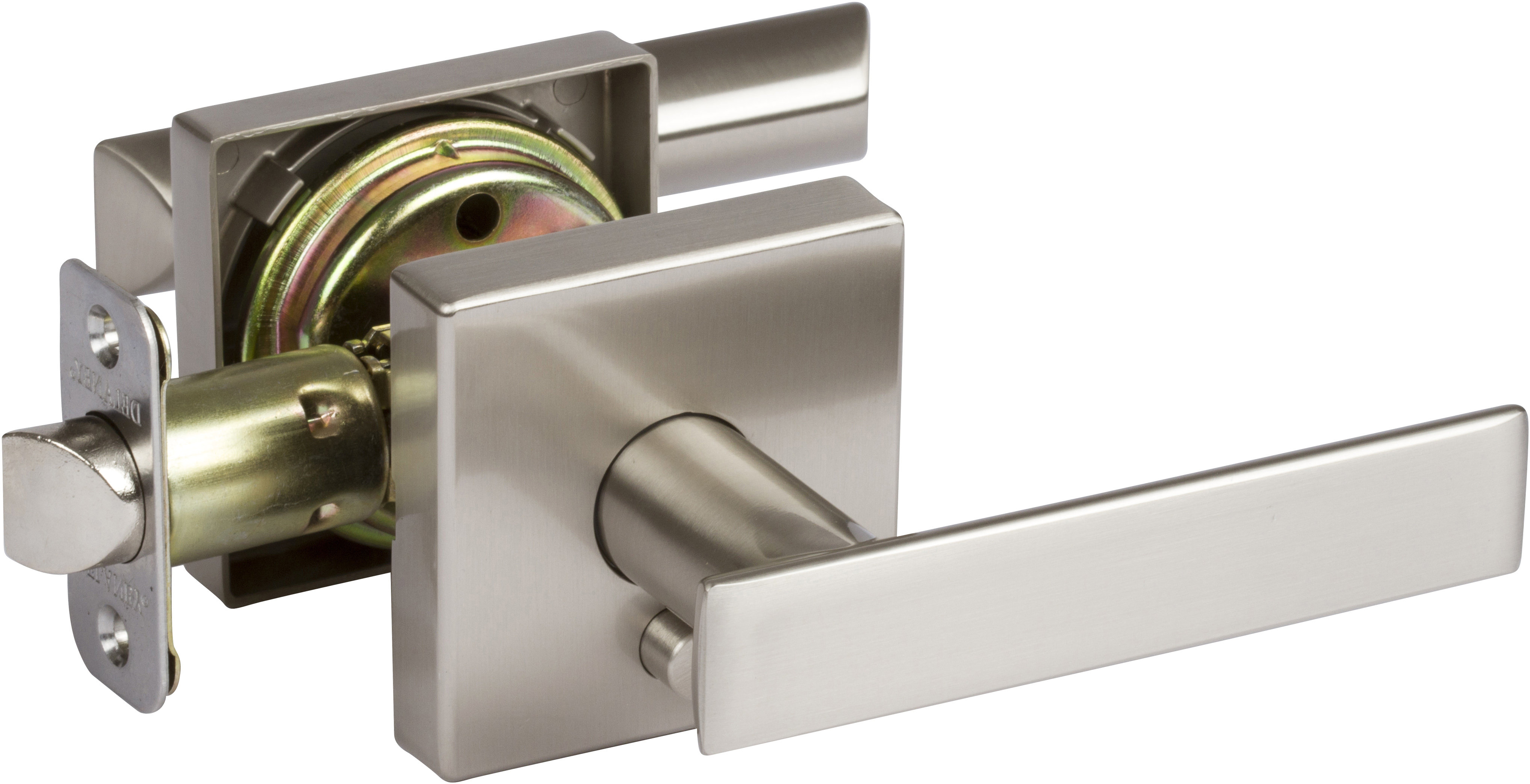 Delaney Hardware Kira Privacy Door Lever With Square Rosette Wayfair