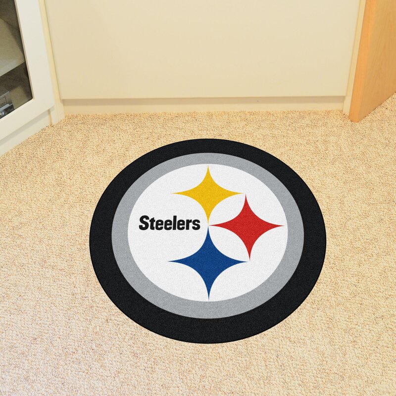 Fanmats Nfl Pittsburgh Steelers Mascot 36 In X 36 In Non Slip