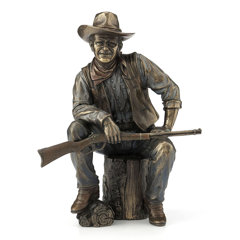 Cowboy Sculpture Wayfair