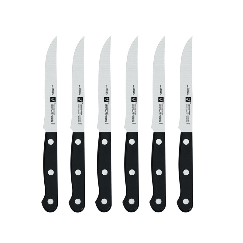 Zwilling Ja Henckels Gourmet 6 Piece Steak Knife Set Reviews Wayfair