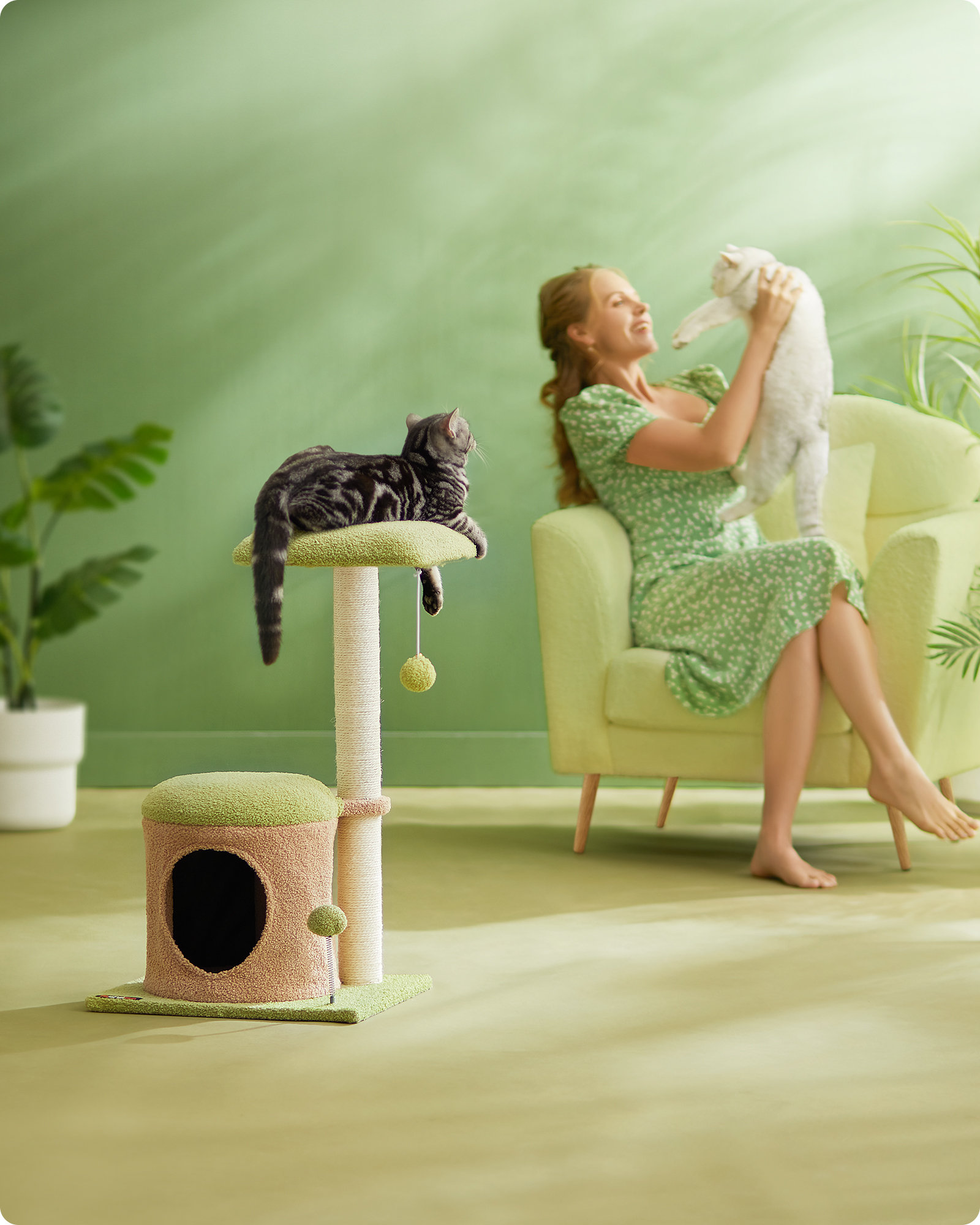 FEANDREA 76cm Cat Tree Wayfair.co.uk