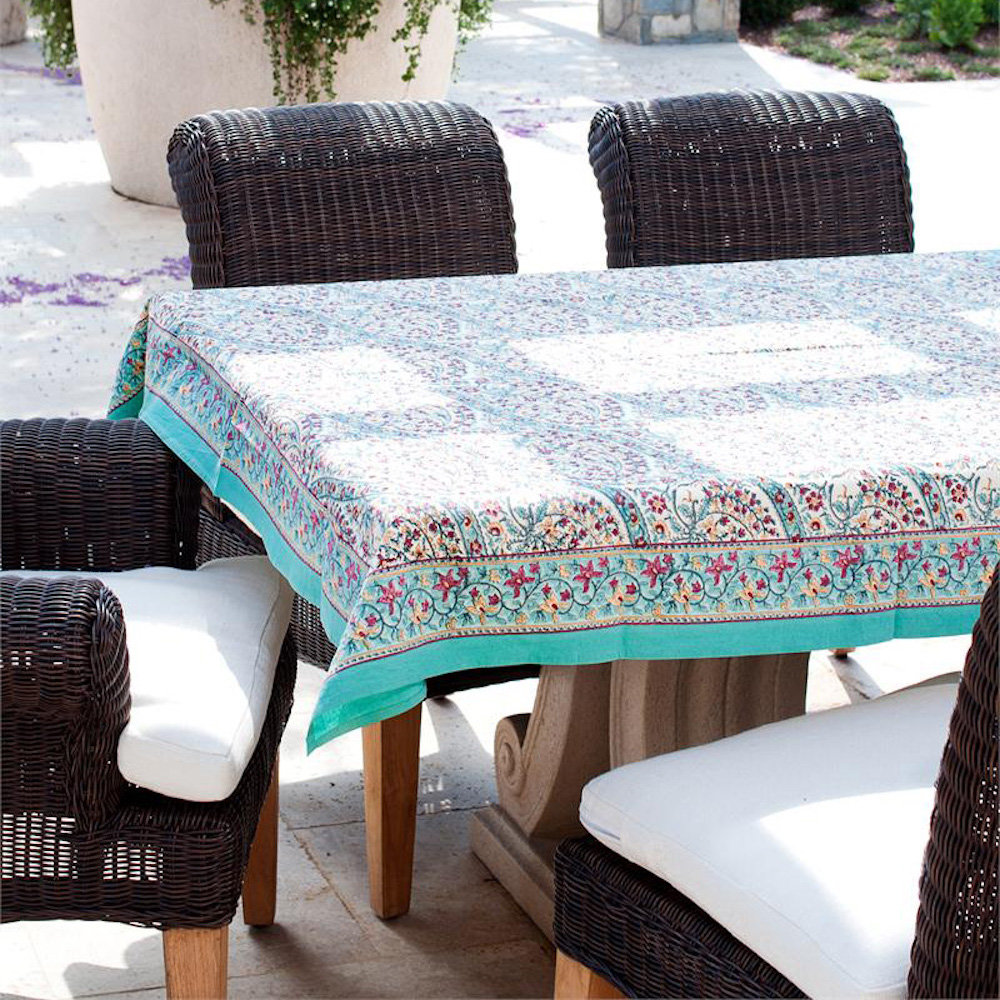 Red Barrel Studio Kardinya Block Printed Tablecloth Wayfair
