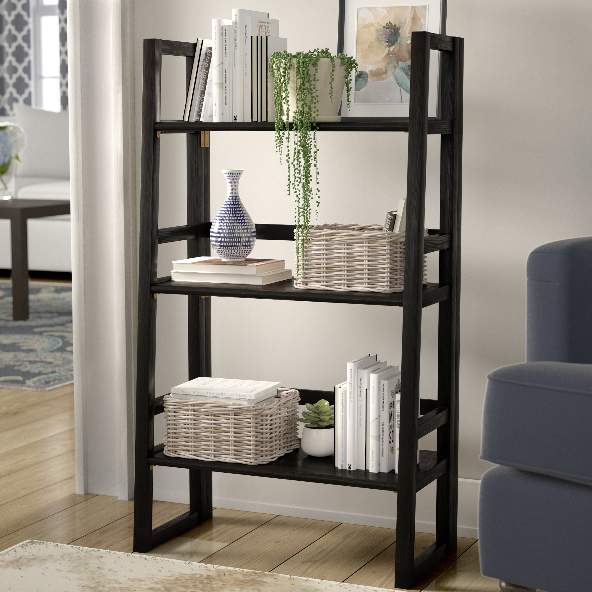 Andover Mills Eldon Student Folding Etagere Bookcase | Wayfair