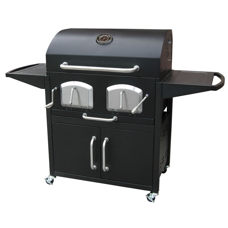 Landmann 33 Bravo Premium Barrel Charcoal Grill With Cabinet Reviews Wayfair