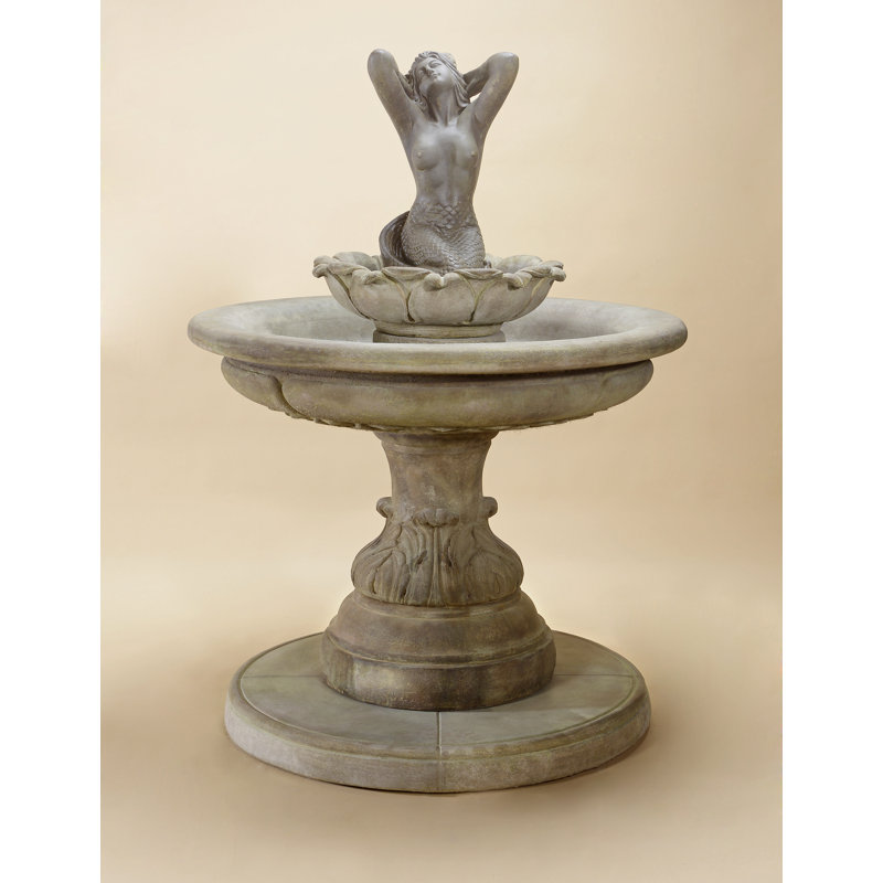 1:12Dollhouse Miniature Fairy Garden Furniture Resin Bird Bath Fountain Decor /&T