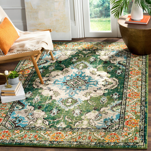 Green Mint Shaggy Rug Small X Large Trendy Thick Pile Modern Carpet Soft Touch 
