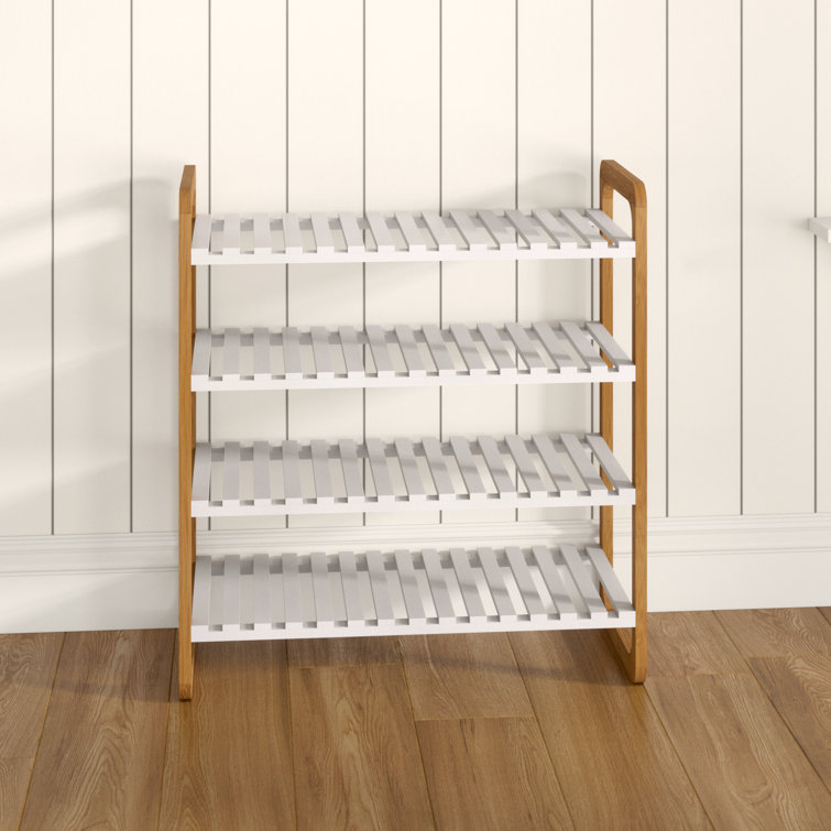 Rebrilliant 4 Tier 16 Pair Shoe Rack & Reviews | Wayfair.co.uk