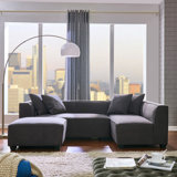 Small Sectional With Ottoman Wayfair Small Sectional With Ottoman Wayfair