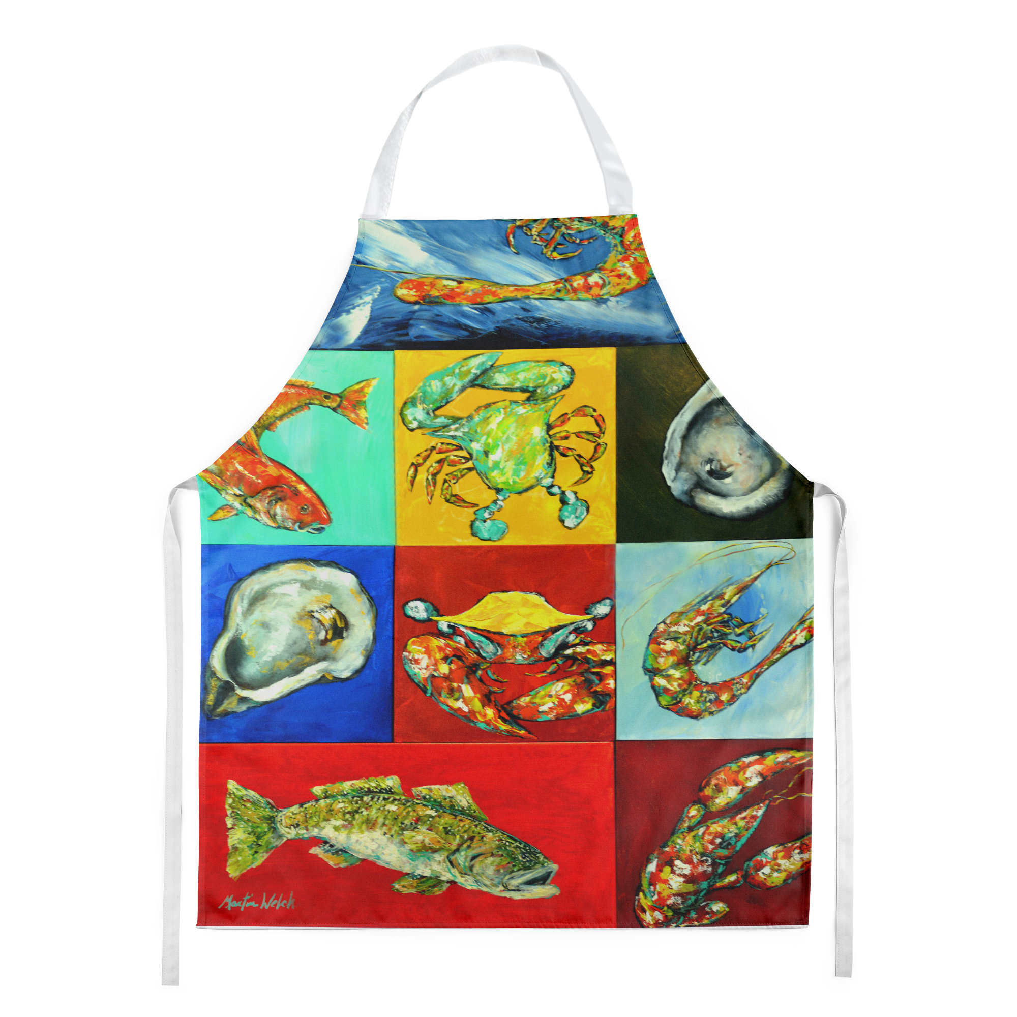 Winston Porter Mixed Seafood Apron Wayfair