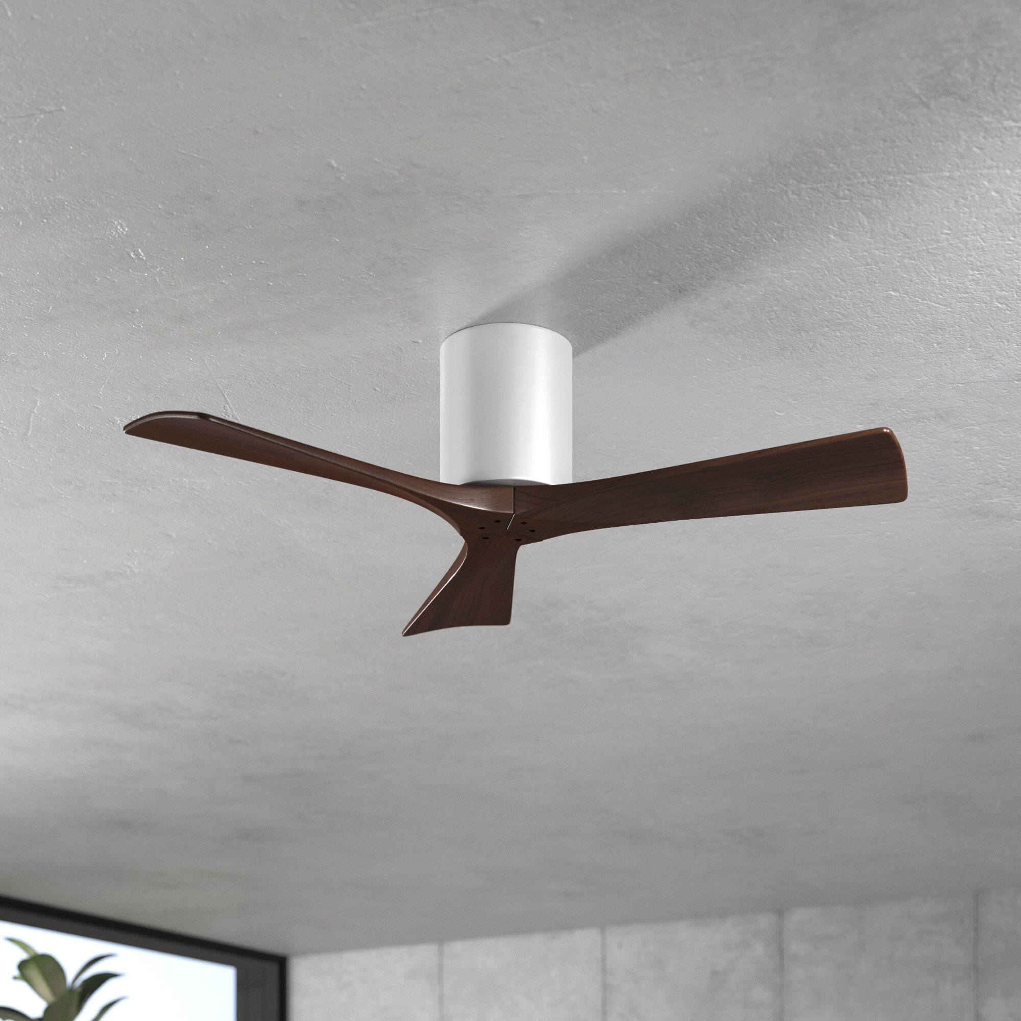 Wade Logan 42 Trost 3 Blade Hugger Ceiling Fan With Remote