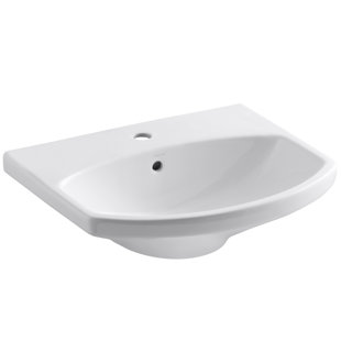 Kohler Cimarron Pedestal Sink Wayfair Cimarron Ceramic 23 Pedestal Bathroom Sink With Overflow