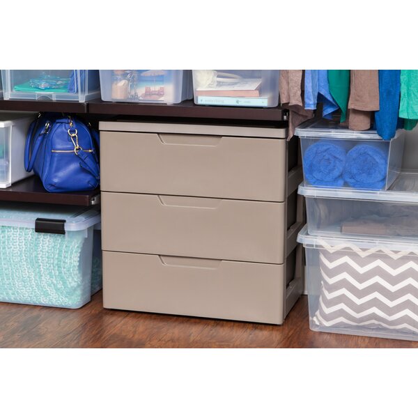 Iris 3 Drawer Plastic Storage Chest Reviews Wayfair