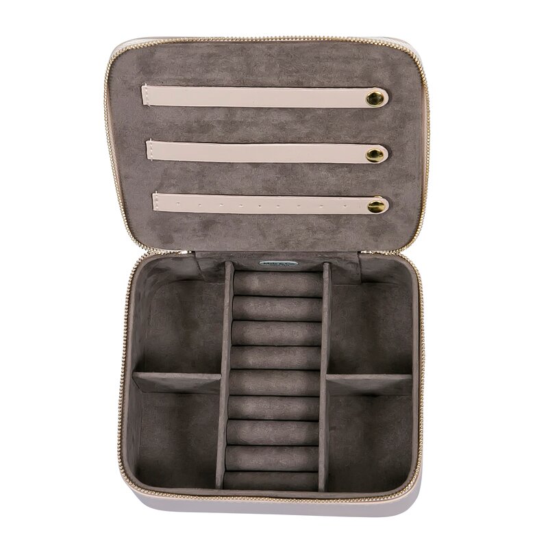 jewelry travel case leather