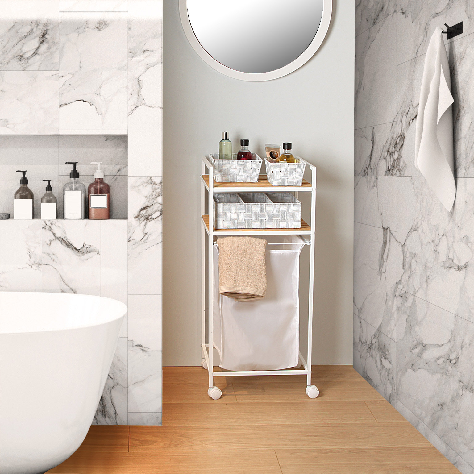 Moritz 10.10cm x 1010.10cm Bathroom Shelf