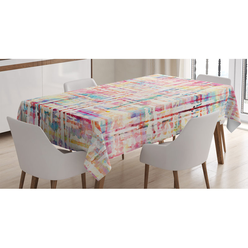 East Urban Home Ambesonne Grunge Tablecloth Abstract Grunge Paint