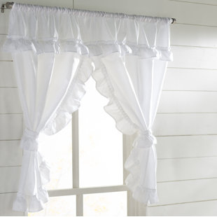 Bathroom Window Curtains Short Wayfair Save