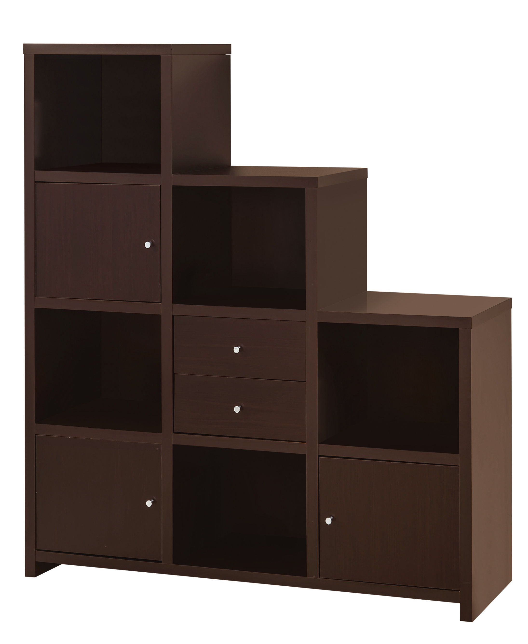 Red Barrel Studio® Abney 63'' H x 50'' W Step Bookcase | Wayfair
