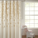 Farmhouse Rustic Ivory Cream Shower Curtains Birch Lane