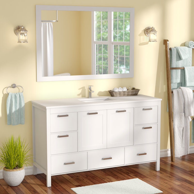 Longshore Tides Andre 60 Quot Single Bathroom Vanity Set With