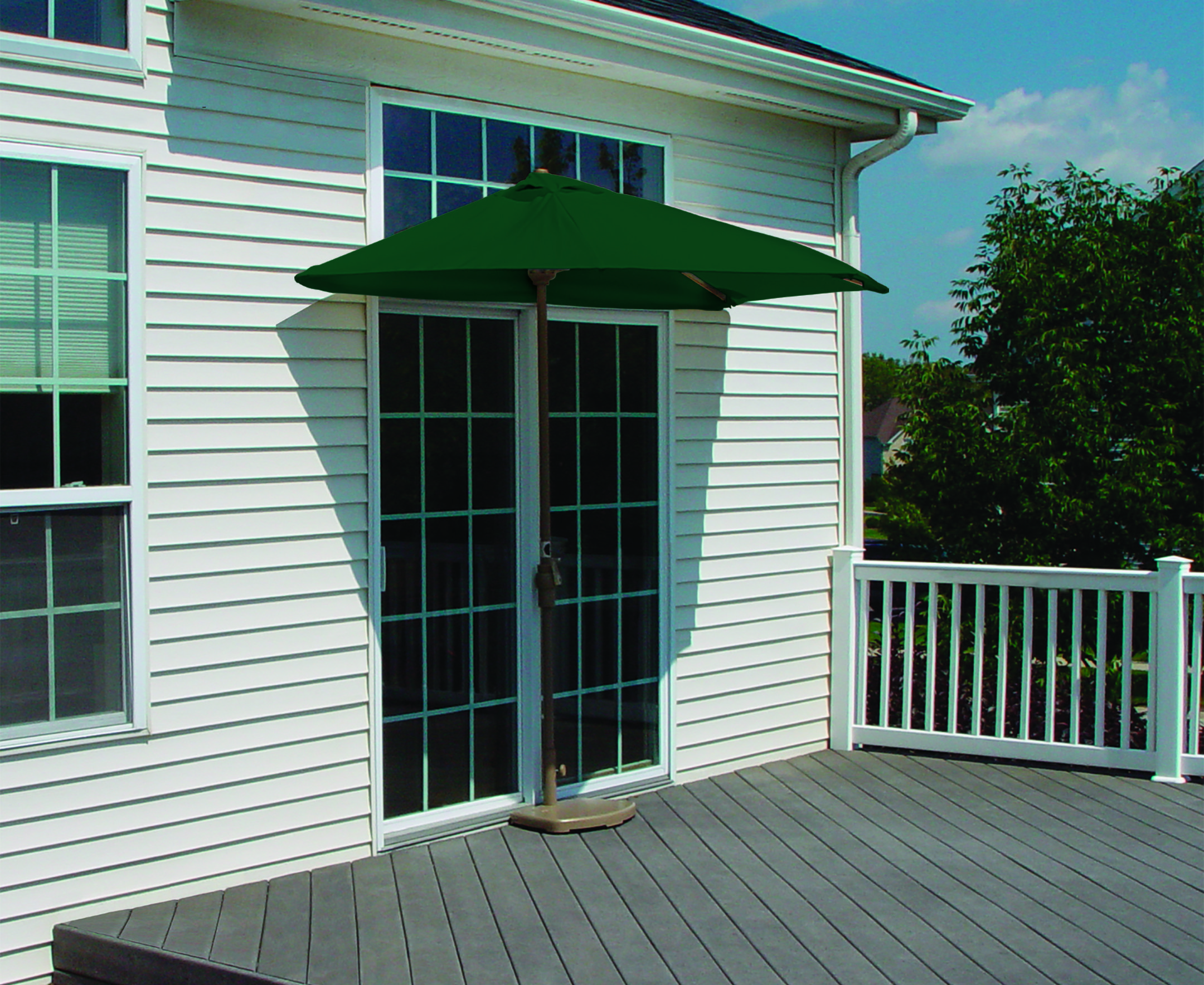 Alcott Hill Monty 9 Half Market Umbrella Reviews Wayfair