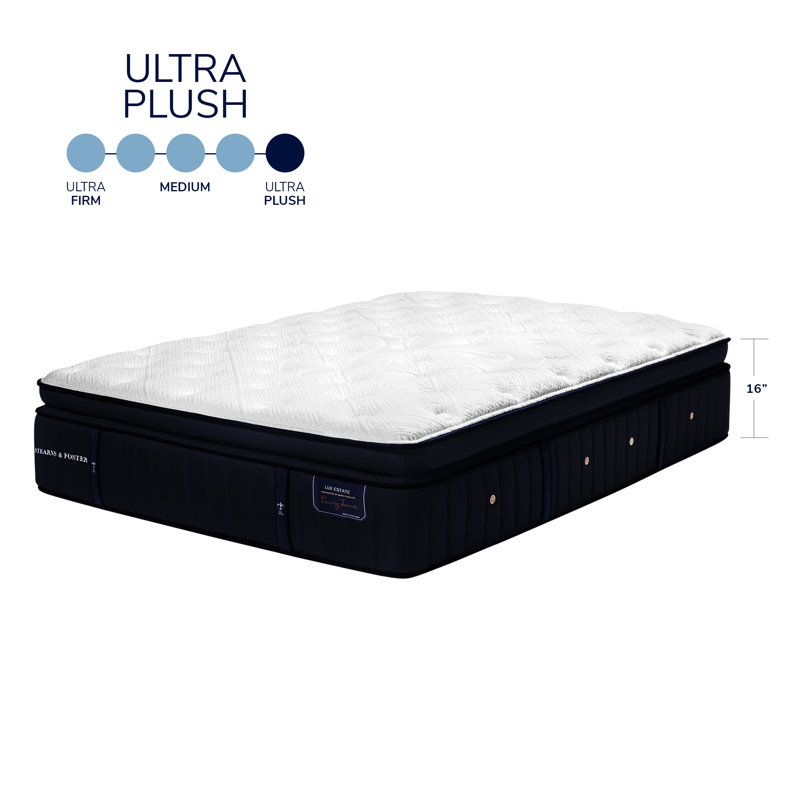 Stearns Foster Lux Estate 16 Ultra Plush Euro Pillowtop