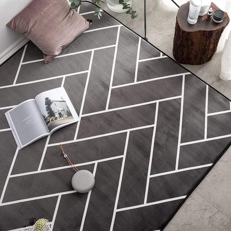 Extra Large Geometric Area Rugs Modern Carpet Living Room Bedroom Mats Non Slip