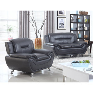Latitude Run LDER5059 2 Piece Loveseat and Chair Set