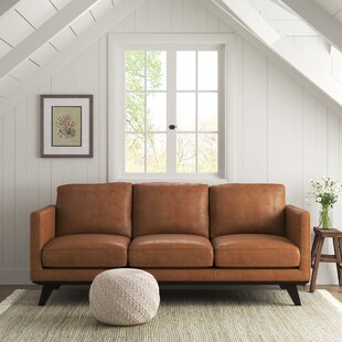 Aniline Top Grain Leather Sofa | Wayfair