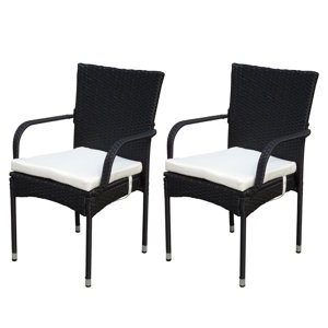 2-tlg. Loungesessel-Set Ariana mit Kissen von Ha..