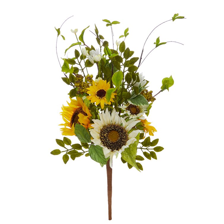 Rosalind Wheeler Sunflower Bouquet Sunflowers Stem & Reviews | Wayfair.ca