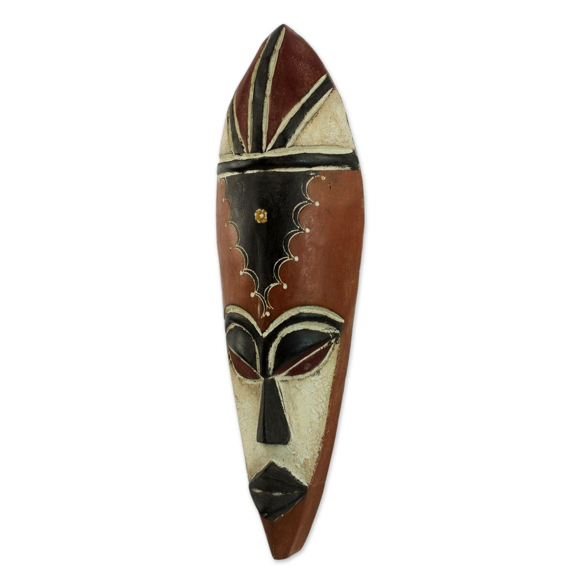 Novica Ghanaian Serve Well African Mask | Perigold