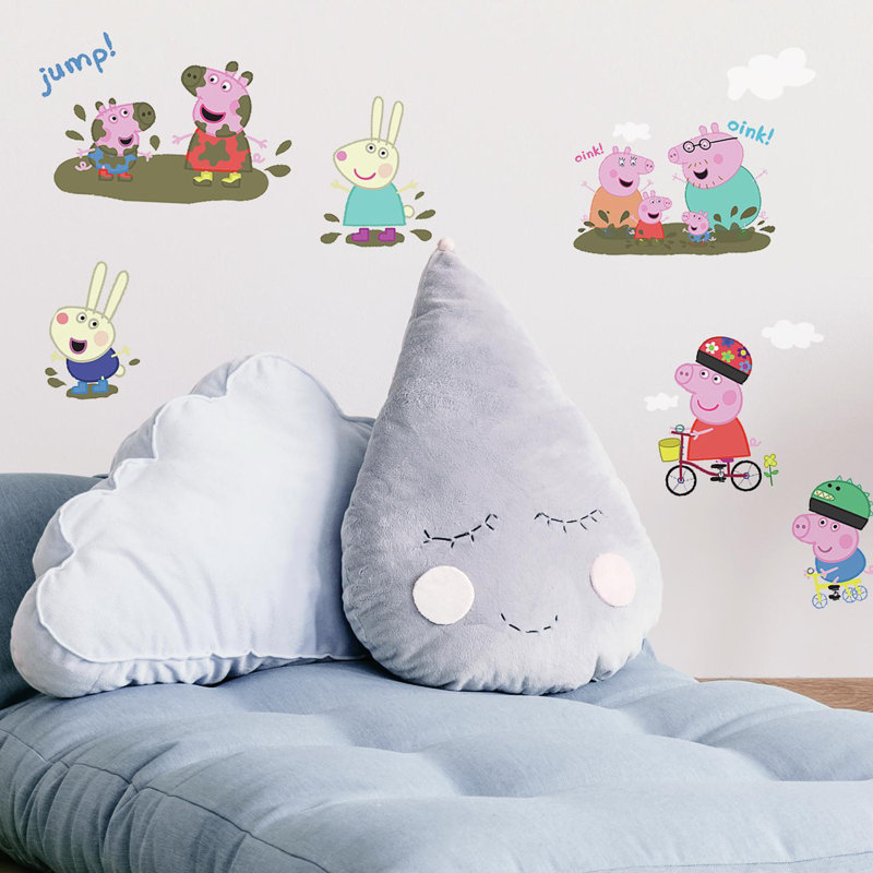 Room Mates Peppa The Pig Peel And Stick Wall Decals Reviews Wayfair