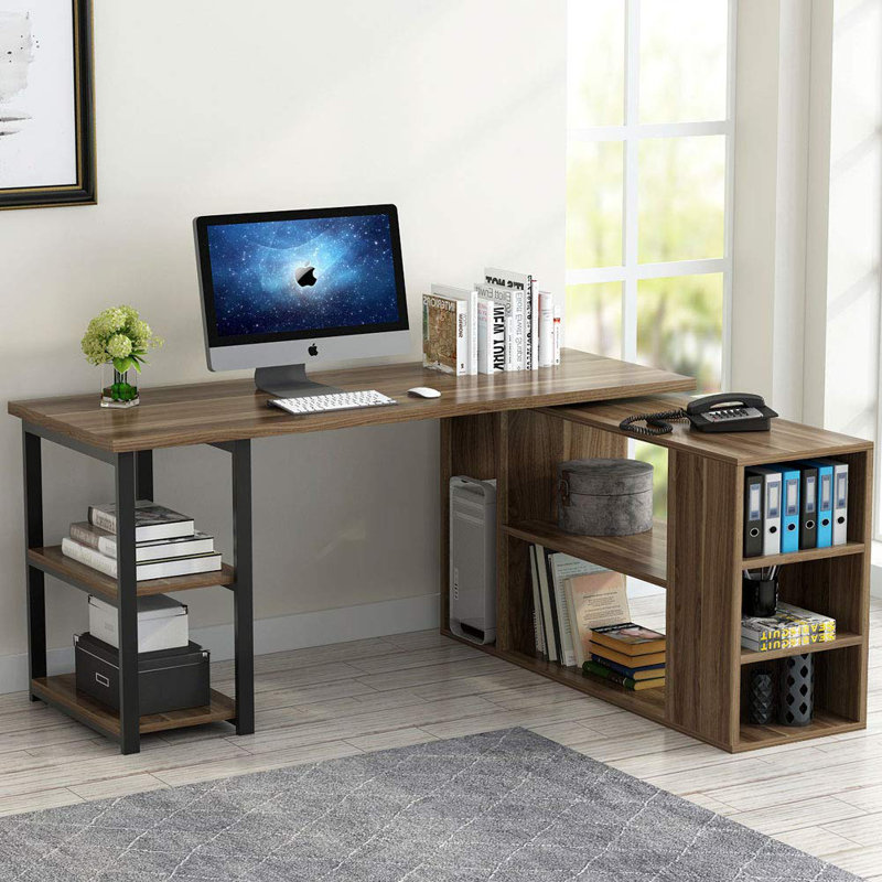 Williston Forge Nemeth Reversible L Shaped Computer Desk Reviews Williston Forge Nemeth Reversible L