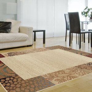 Wilcox 3 Piece Brown Area Rug Set