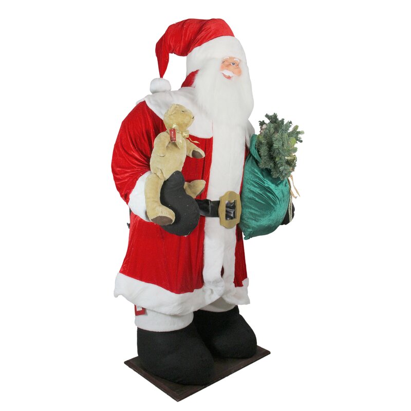 The Holiday Aisle 8 Huge Led Lighted Musical Inflatable Santa