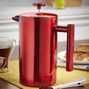 Double Wall Stainless Steel French Press Coffee Maker