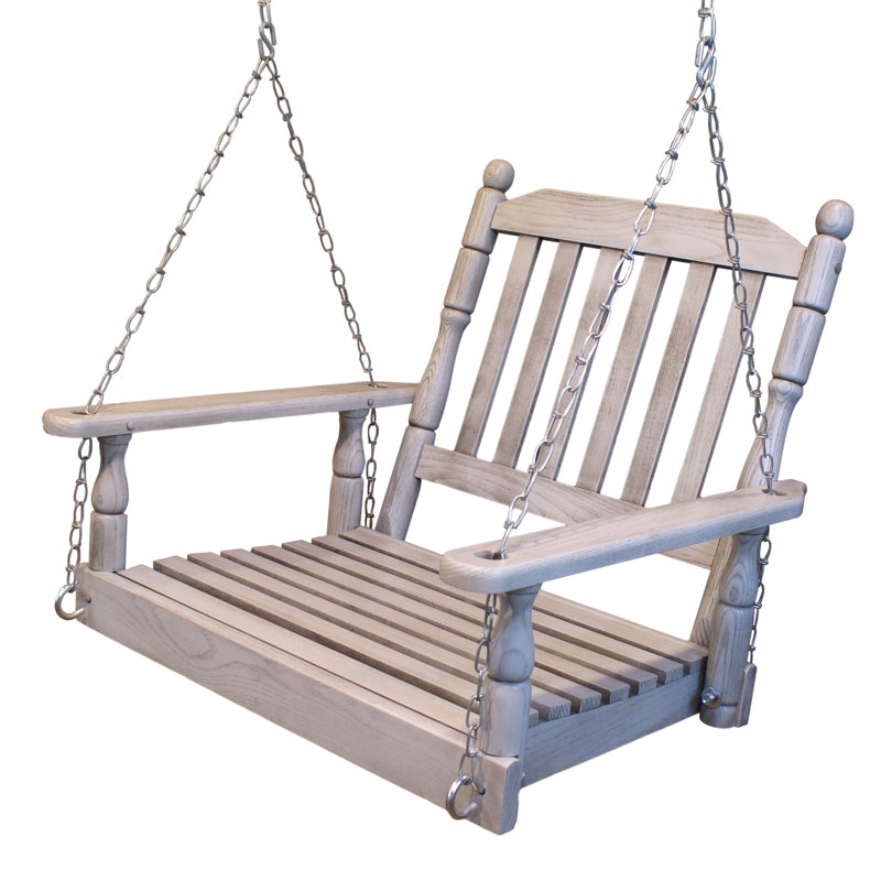 Rosalind Wheeler Woodson Single Person Slat Back Porch Swing Reviews