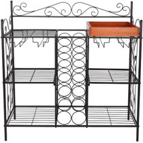 Console Table With Wine Rack Wayfair