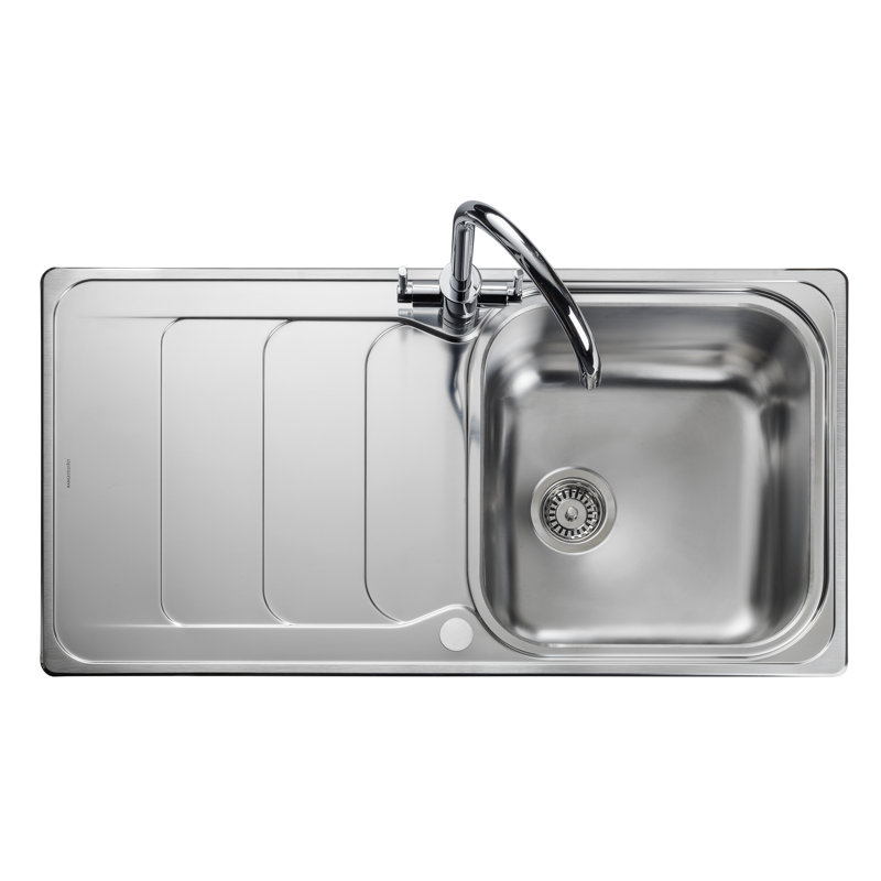 Rangemaster Sink Taps Houston 98 5cm X 50 8cm Stainless Steel