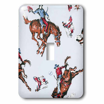 3drose Rodeo Cowboys 2 Gang Toggle Light Switch Wall Plate Wayfair