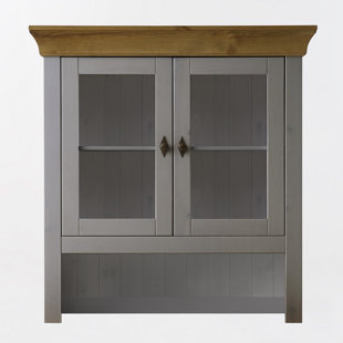 Grey Wall Cabinet Wayfair Co Uk Glanz Display Cabinet Top