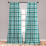 White And Turquoise Curtains Wayfair